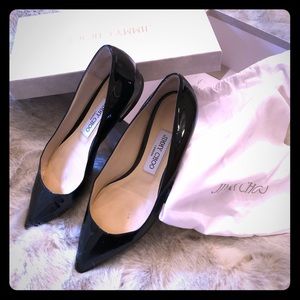 Jimmy Choo Patent Leather Flats